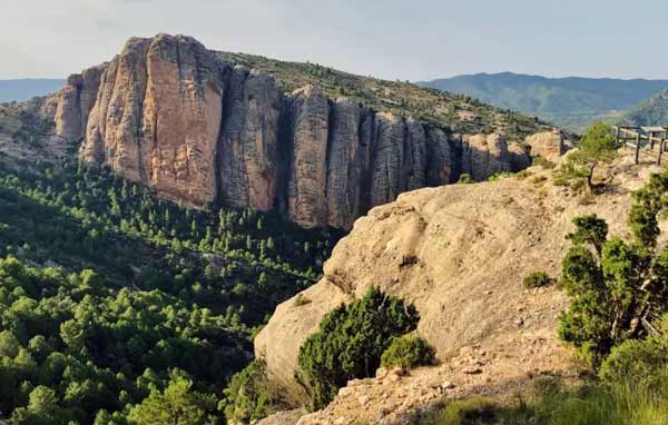 Paisaje de la Ruta Beceite-Peñarroya de Tastavins-Masmut