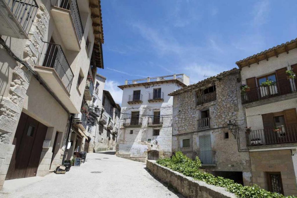 Pueblo de La Portellada, Matarraña, Teruel